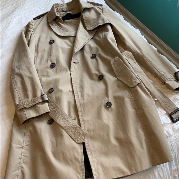 fleece lined trench coat